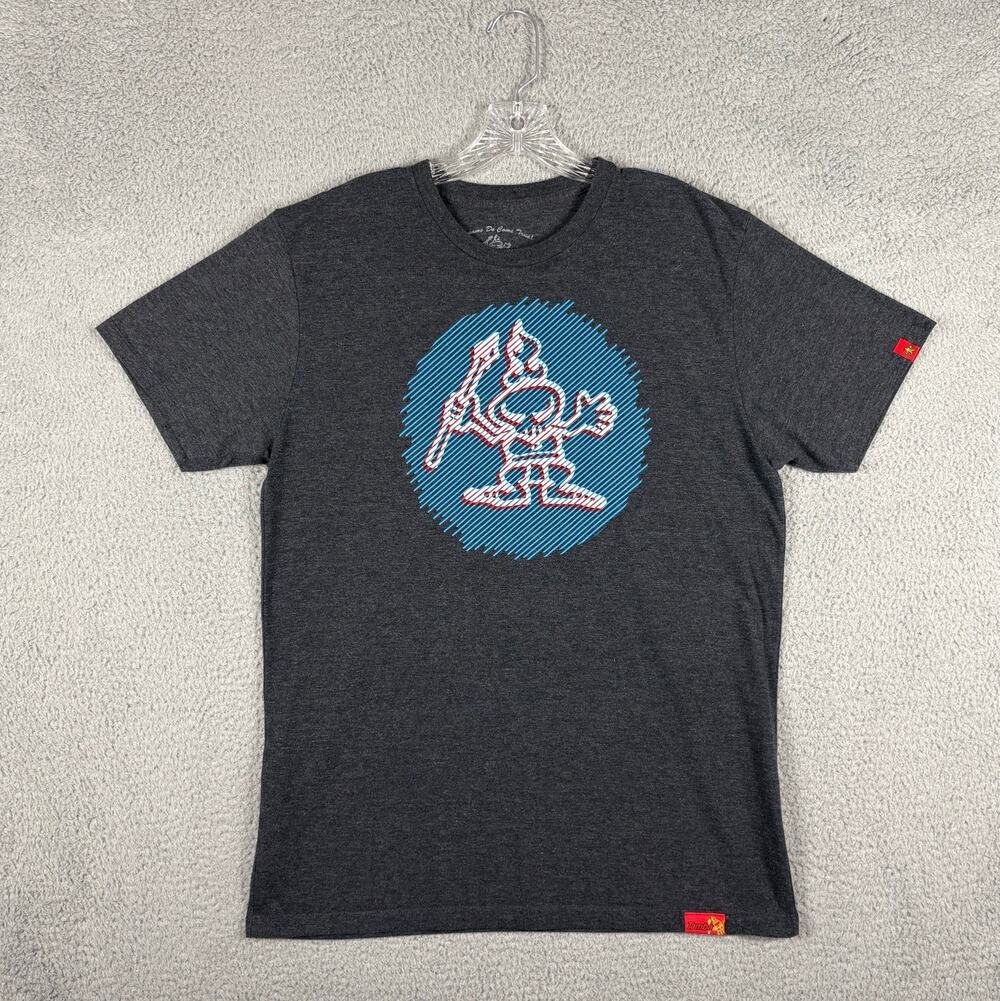 Tamba Surf Kauai T-shirt Men’s Large Gray Mascot Hawaii Streetwear Surfer Beach